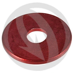 RS standard washer - red ergal 7075 T6 - M6B | Lightech