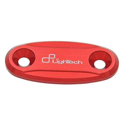 Couple of red mirror block off plates | Lightech