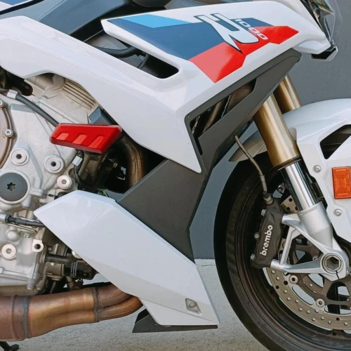 Red frame fairing crash protectors set | Lightech