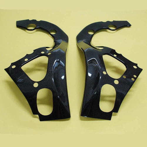 Couple of large frame guards | glossy plain carbon