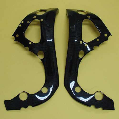 Couple of large frame guards | matte plain carbon