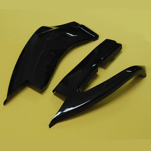 Couple of swingarm guards | glossy plain carbon