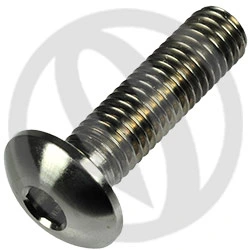 T002 screw - titanium grade 5 - M8 x 30 | Lightech