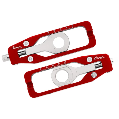 Couple of red chain adjusters | Lightech