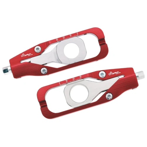 Couple of red chain adjusters | Lightech