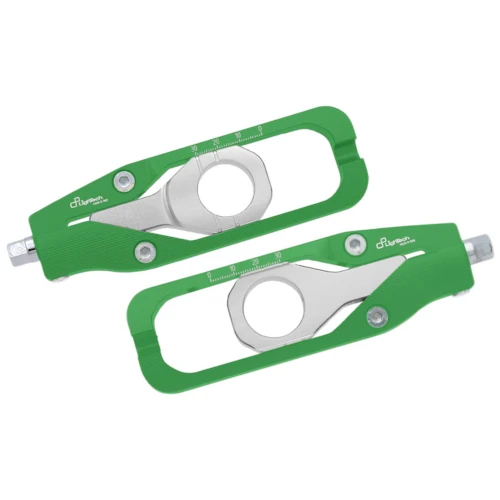 Couple of green chain adjusters | Lightech