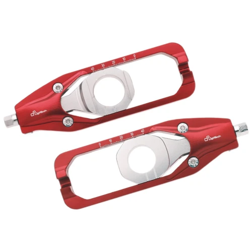 Couple of red chain adjusters | Lightech