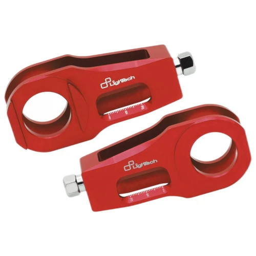 Couple of red chain adjusters | Lightech