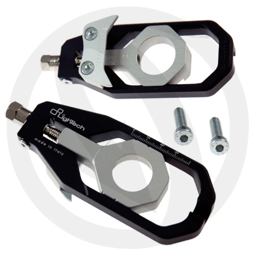 Couple of black chain adjusters | Lightech