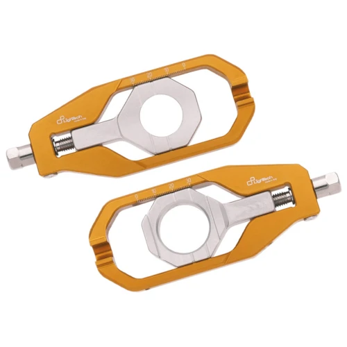 Couple of gold chain adjusters | Lightech