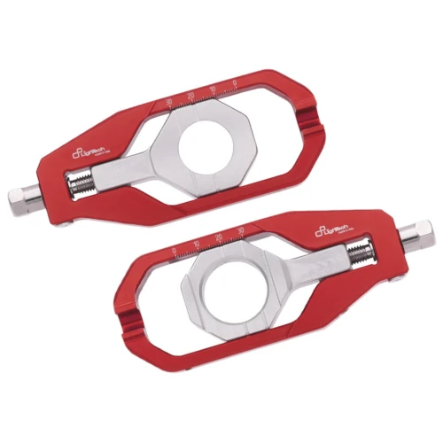 Couple of red chain adjusters | Lightech