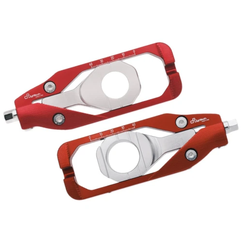 Couple of red chain adjusters | Lightech