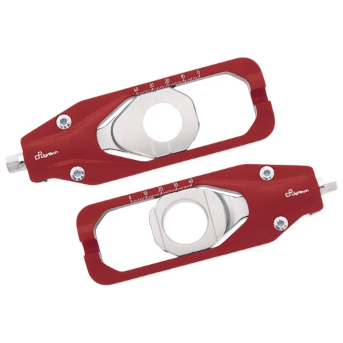 Couple of red chain adjusters | Lightech