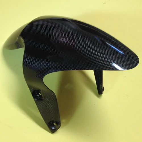 Front mudguard | glossy plain carbon