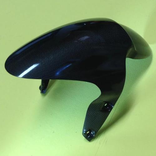 Front mudguard | glossy plain carbon