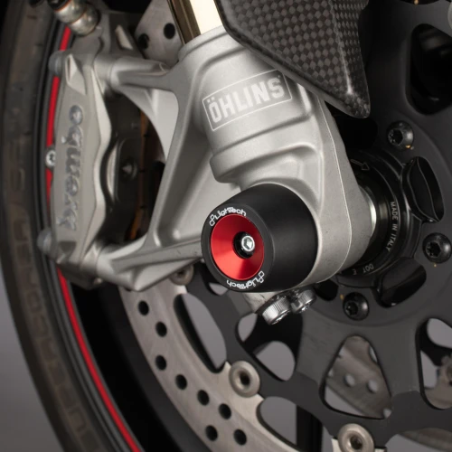 Kit protezioni perno ruota anteriore rossi | Lightech