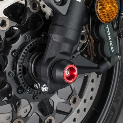 Kit protezioni perno ruota anteriore rossi | Lightech