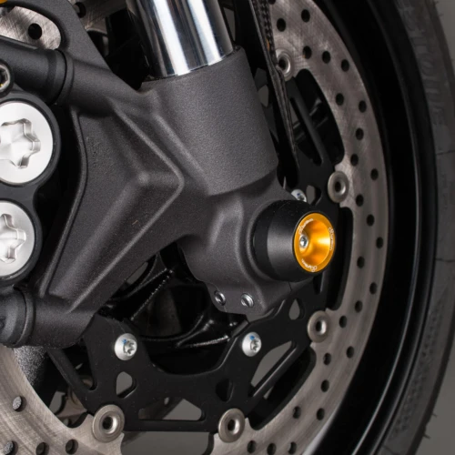 Kit tamponi protezione assi ruote nero oro | Lightech