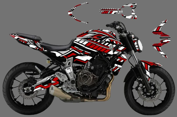 Kit adesivi Yamaha MT-07 14