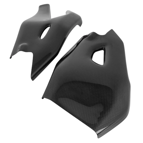 Couple of swingarm guards | glossy plain carbon