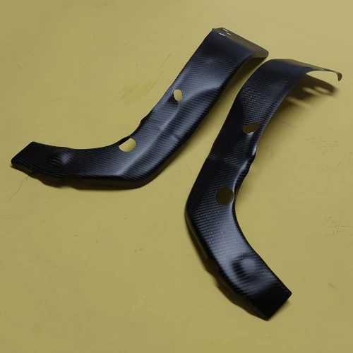 Couple of frame guards | glossy plain carbon