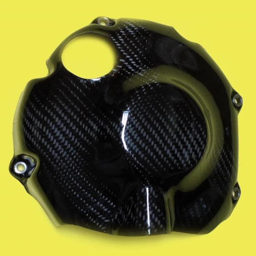 Clutch cover guard | matte plain carbon