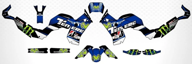 Kit adesivi Yamaha TEN 2