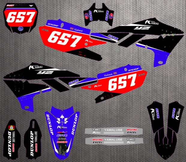 Kit adesivi Yamaha YZ 2