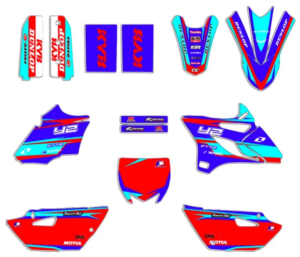 Kit adesivi Yamaha YZ 2