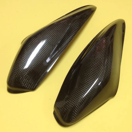 Couple of side tank guards | glossy plain carbon