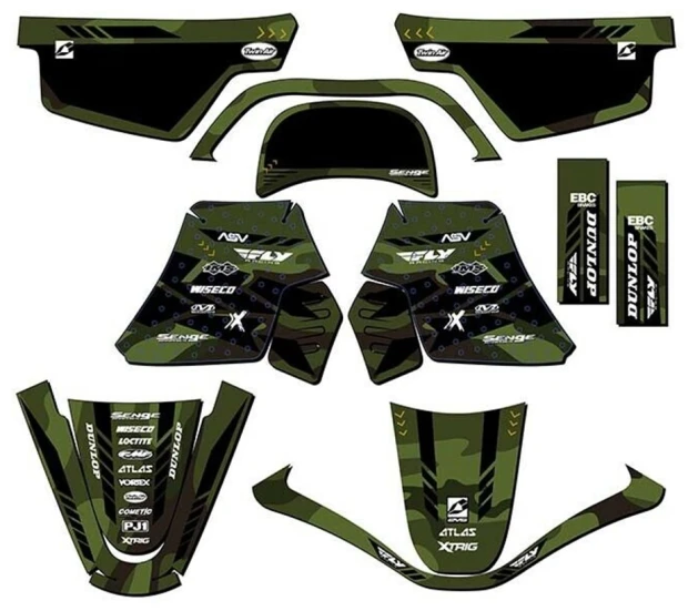 Kit adesivi Yamaha PW50 4