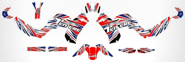 Kit adesivi Yamaha TEN 4