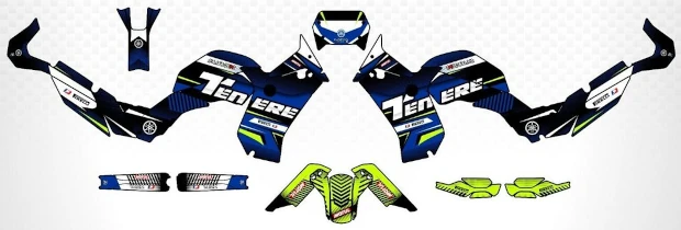 Kit adesivi Yamaha TEN 5