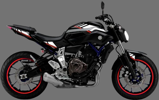 Kit adesivi Yamaha MT-07 6