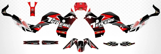 Kit adesivi Yamaha TEN 6